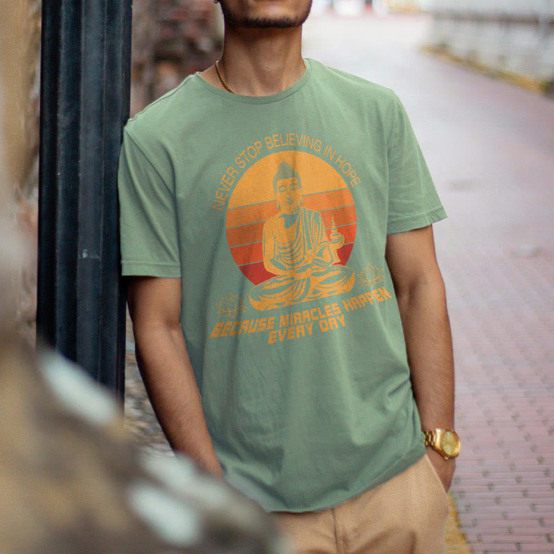 Buddha Stones Never Stop Believing In Hope Tee T-shirt - image 7