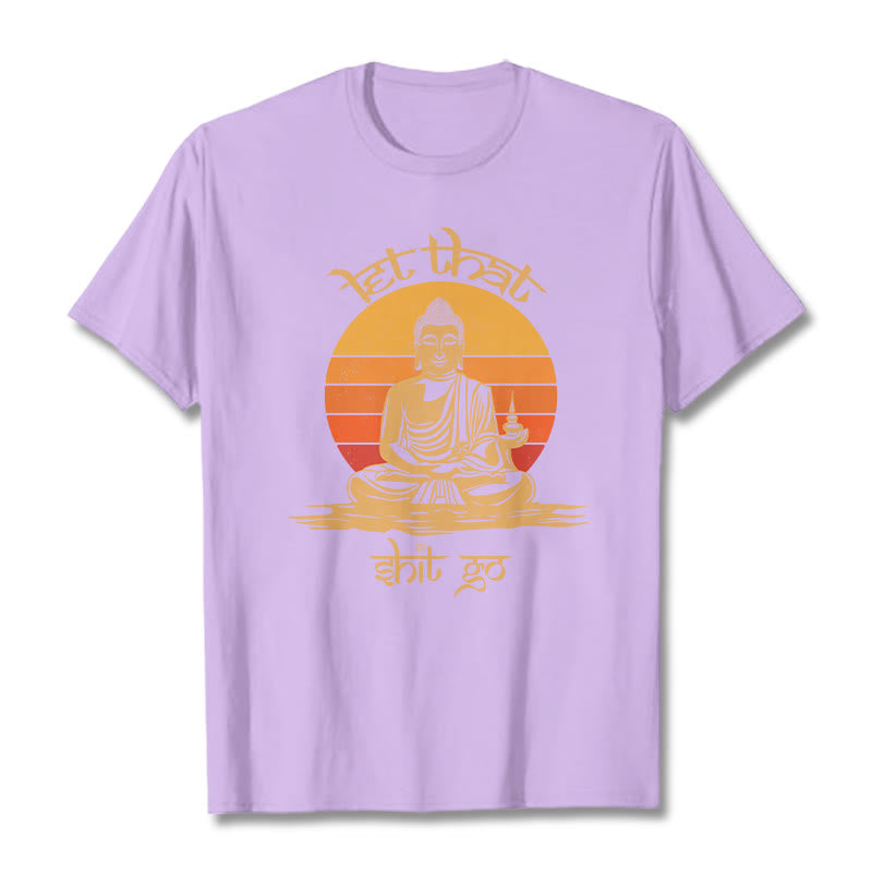 Buddha Stones Let That Shit Go Tee T-shirt - Plum - Let that shit go - 2XL - image 15