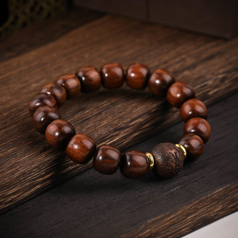 Buddha Stones Natural Rosewood Compassion Bracelet - image 1