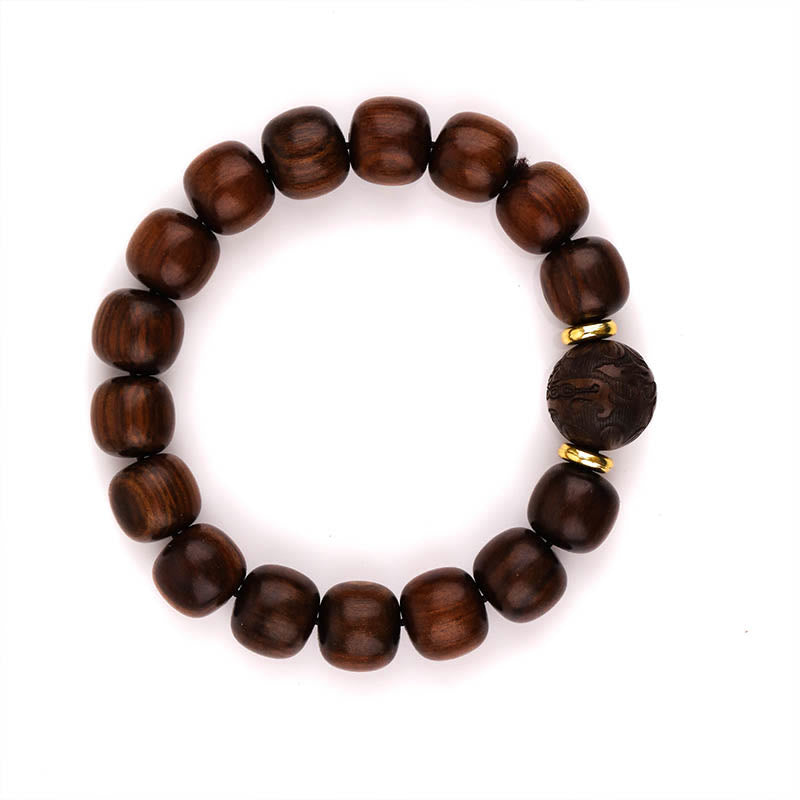 Buddha Stones Natural Rosewood Compassion Bracelet - image 6