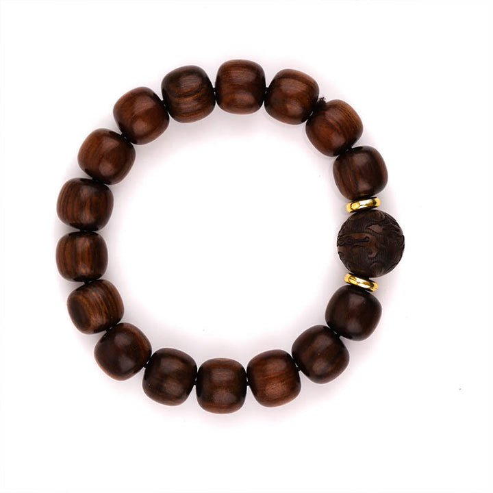 Buddha Stones Natural Rosewood Compassion Bracelet - image 6