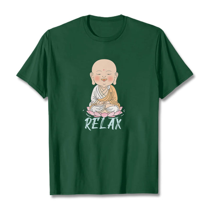 Buddha Stones RELAX Buddha Tee T-shirt - ForestGreen - RELAX - 2XL - image 28