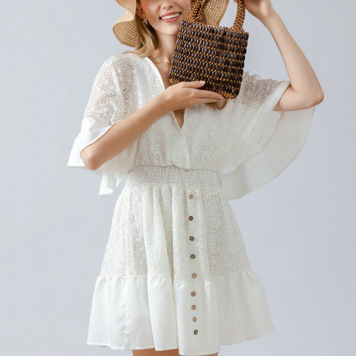 Buddha Stones Hand-woven Wooden Beads Handbag - image 11