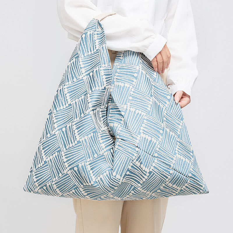 Buddha Stones Geometry Tiger Flowers Leopard Stripes Print Underarm Triangle Shoulder Bag - image 16