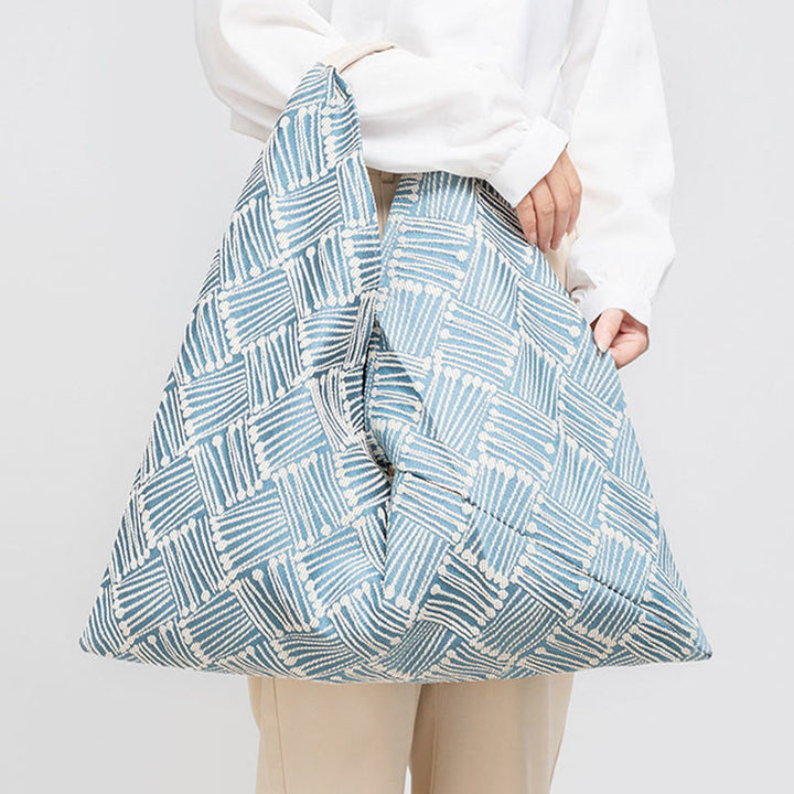 Buddha Stones Geometry Tiger Flowers Leopard Stripes Print Underarm Triangle Shoulder Bag - image 16