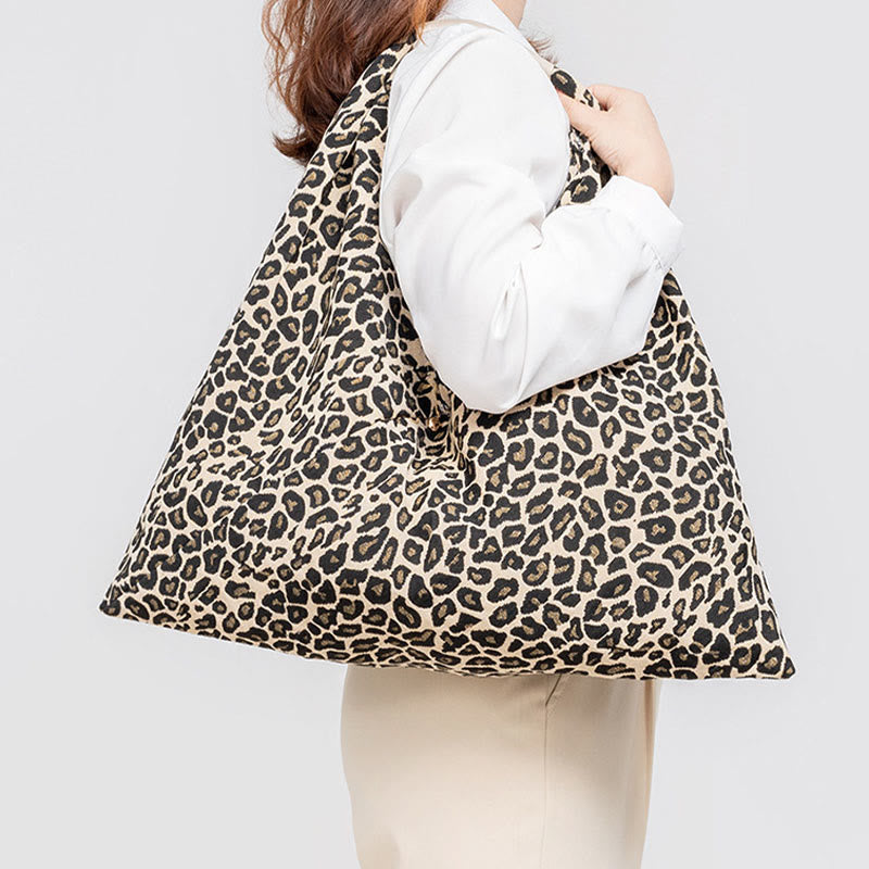 Buddha Stones Geometry Tiger Flowers Leopard Stripes Print Underarm Triangle Shoulder Bag - image 14