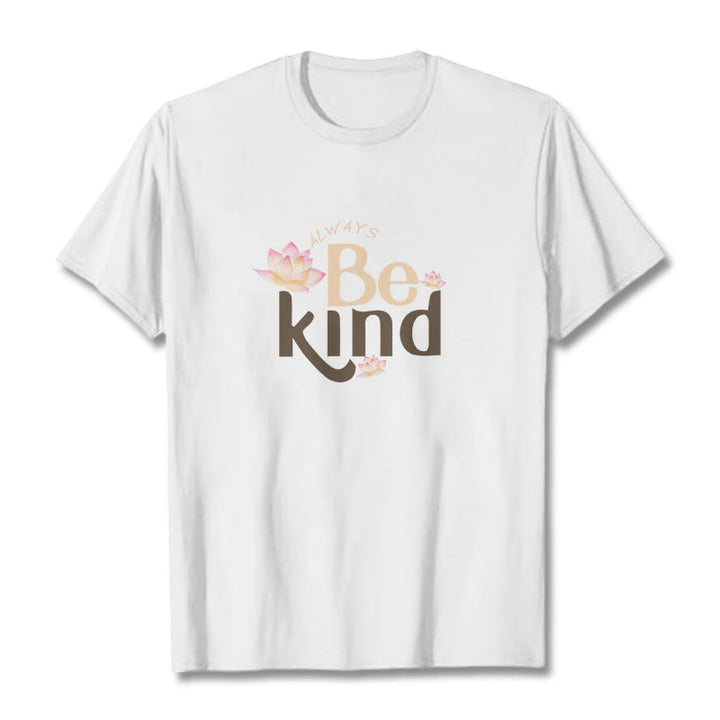 Buddha Stones Always Be Kind Tee T-shirt - White - 2XL - image 4