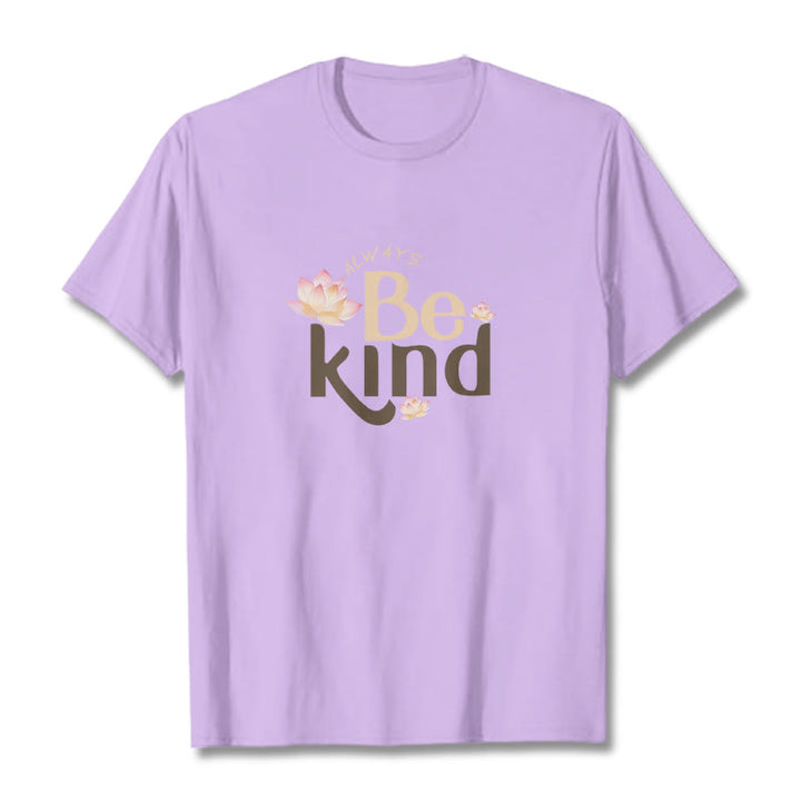 Buddha Stones Always Be Kind Tee T-shirt - Plum - 2XL - image 15