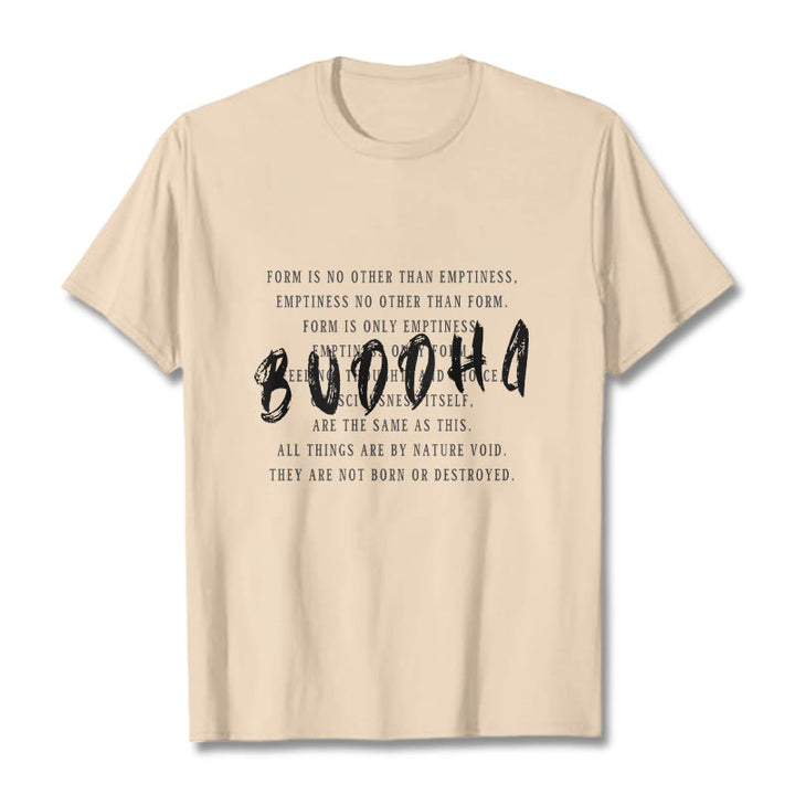 Buddha Stones Form Is No Other Than Emptiness Tee T-shirt - Bisque - 2XL - image 7