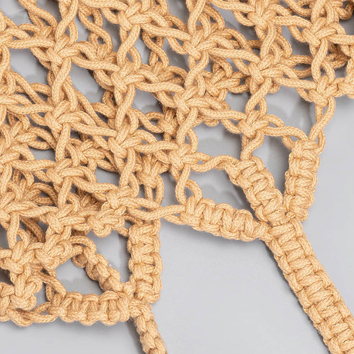 Buddha Stones Hand-woven Cotton Thread Shoulder Bag Handbags - image 3