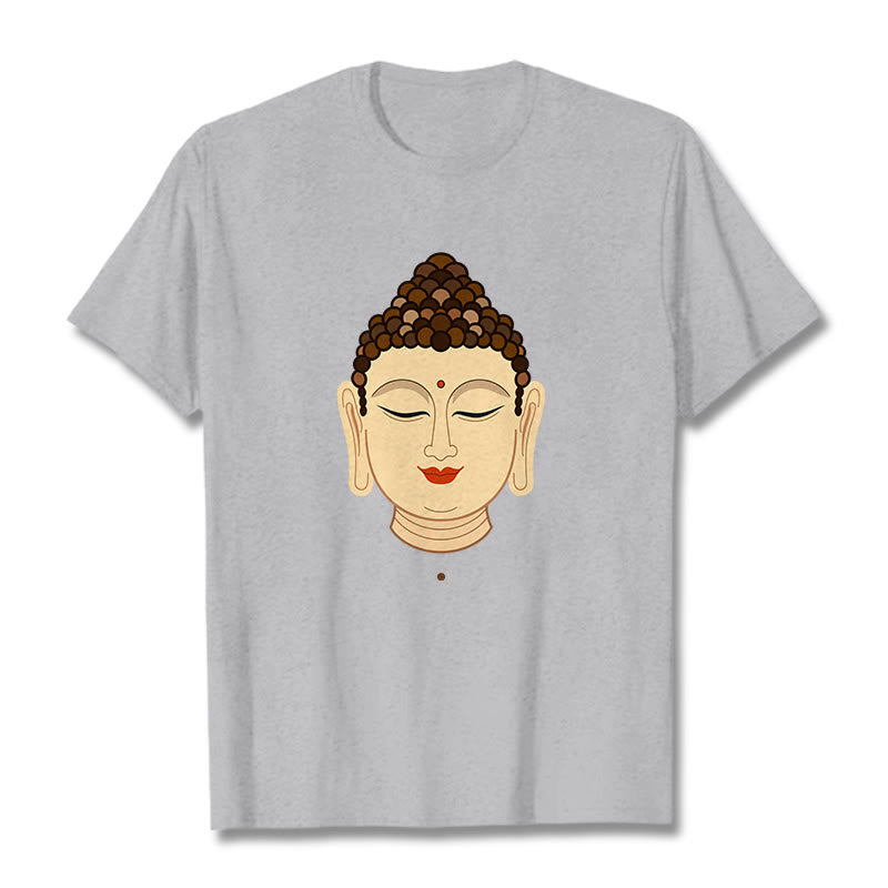 Buddha Stones Meditation Buddha Tee T-shirt - LightGrey - 2XL - image 18