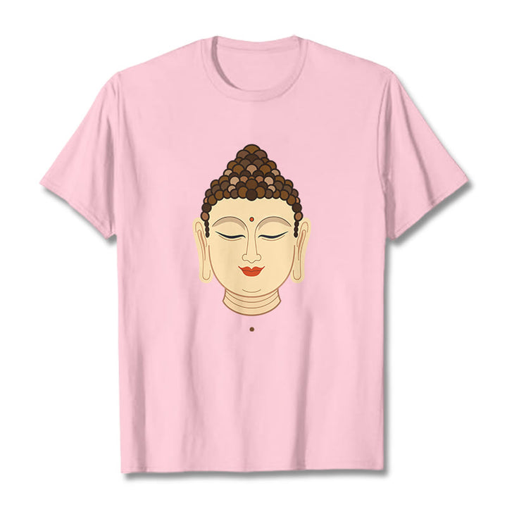 Buddha Stones Meditation Buddha Tee T-shirt - LightPink - 2XL - image 11