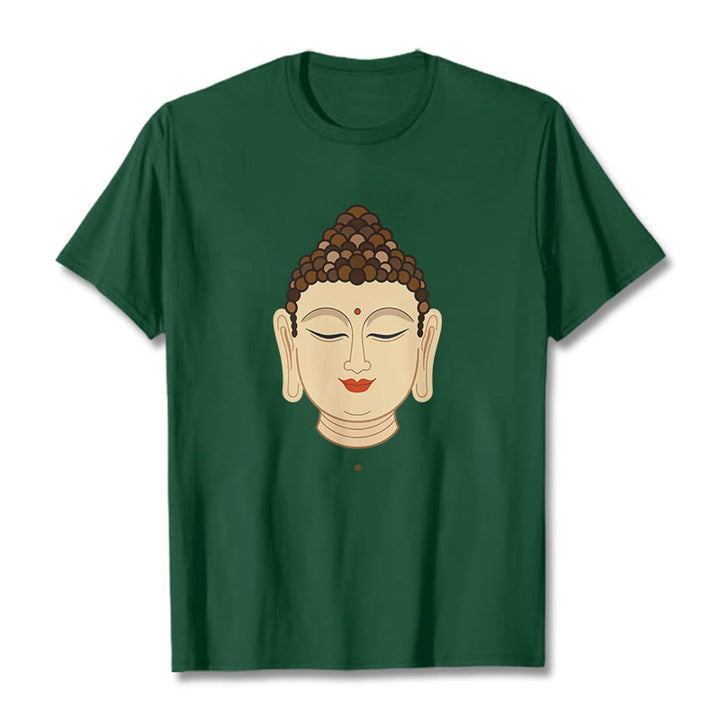 Buddha Stones Meditation Buddha Tee T-shirt - ForestGreen - 2XL - image 9