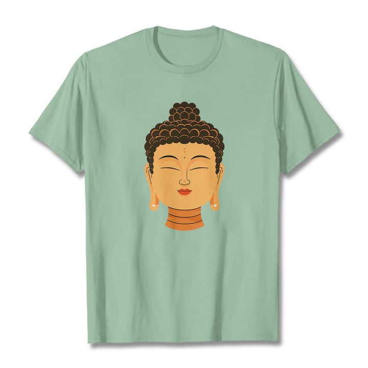 Buddha Stones Blessed Meditation Buddha Tee T-shirt - PaleGreen - 2XL - image 14