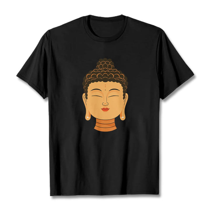 Buddha Stones Blessed Meditation Buddha Tee T-shirt - Black - 2XL - image 5