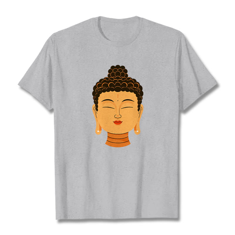 Buddha Stones Blessed Meditation Buddha Tee T-shirt - LightGrey - 2XL - image 18