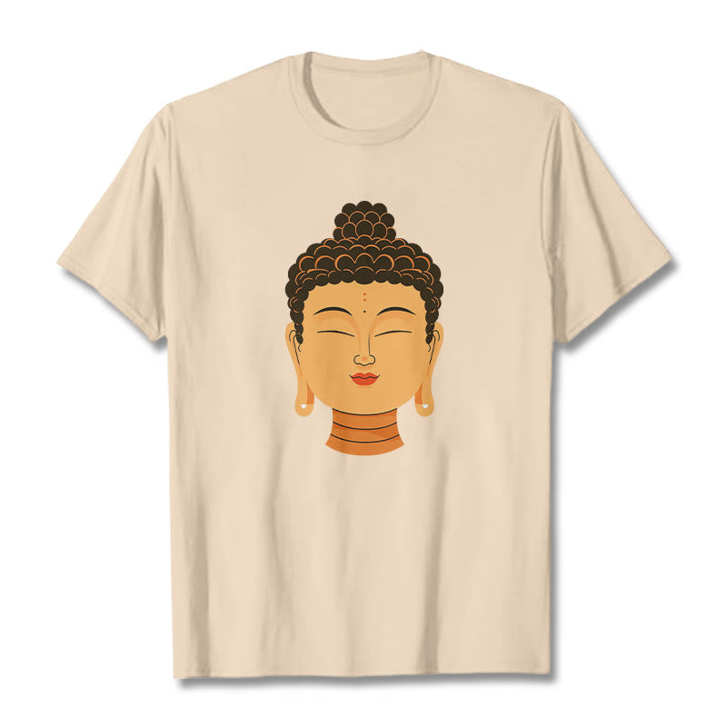Buddha Stones Blessed Meditation Buddha Tee T-shirt - Bisque - 2XL - image 16