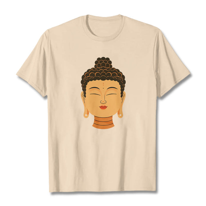 Buddha Stones Blessed Meditation Buddha Tee T-shirt - Bisque - 2XL - image 16