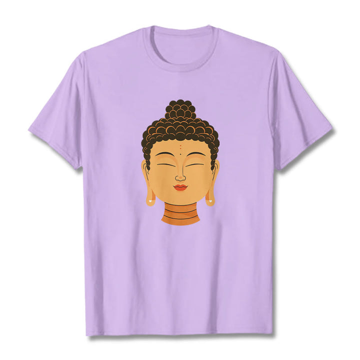 Buddha Stones Blessed Meditation Buddha Tee T-shirt - Plum - 2XL - image 12