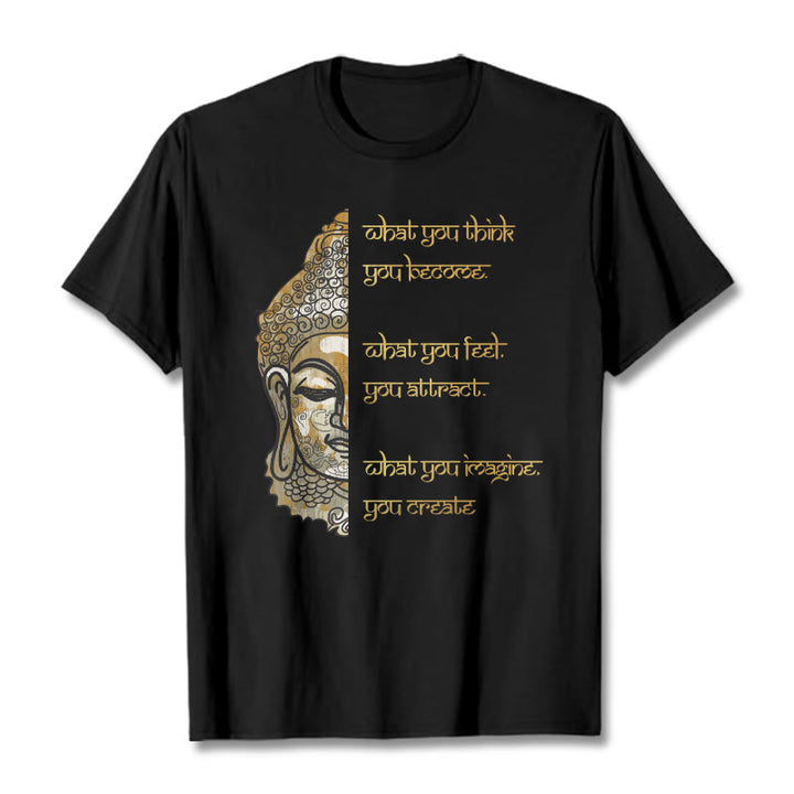 Buddha Stones What You Think Tee T-shirt - Black - 2XL - image 0