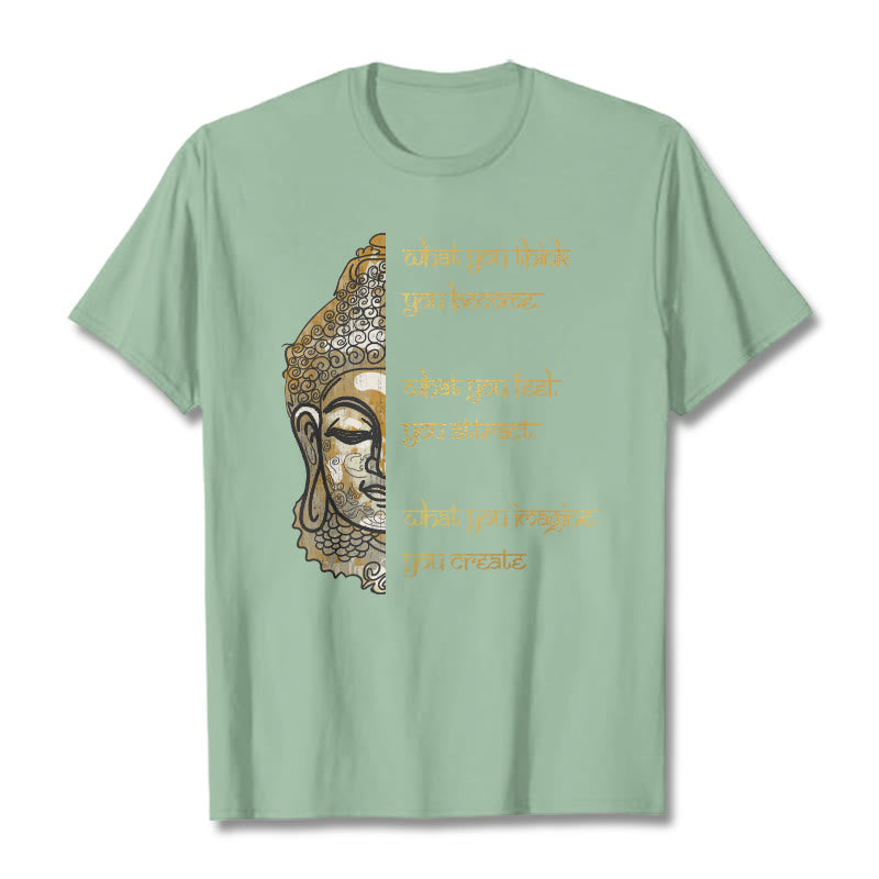 Buddha Stones What You Think Tee T-shirt - PaleGreen - 2XL - image 14