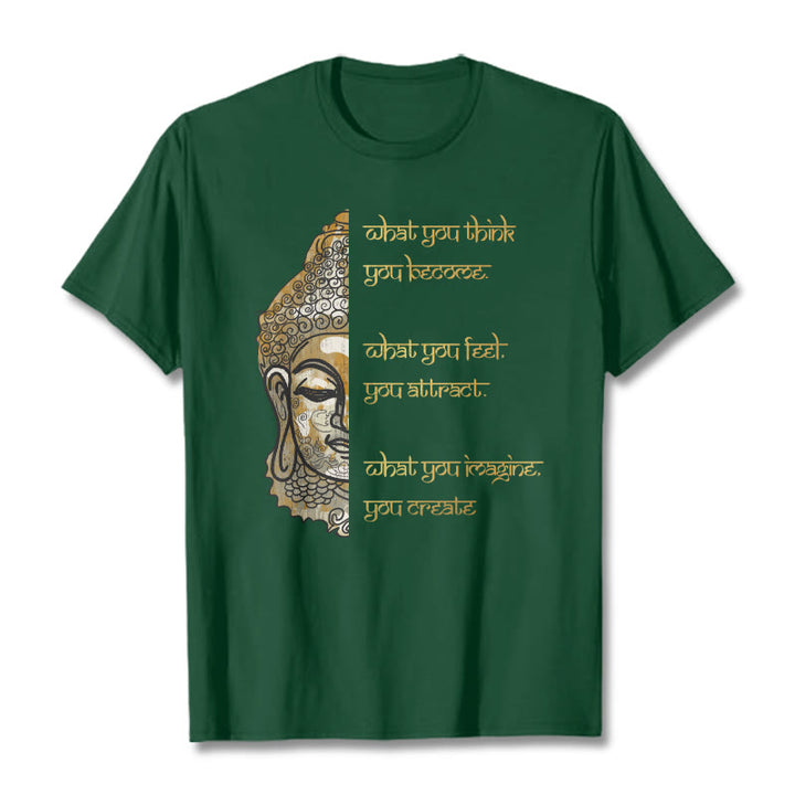 Buddha Stones What You Think Tee T-shirt - ForestGreen - 2XL - image 10
