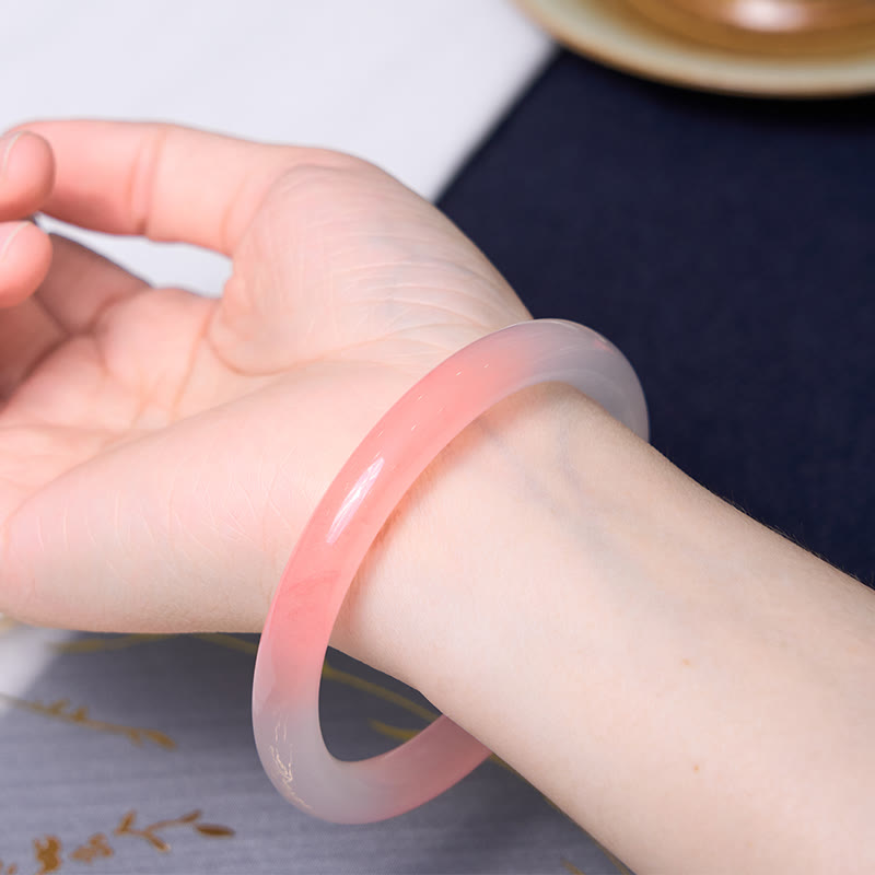 Buddha Stones Attracting Love and Protection Pink Bracelet Bangle Bundle - image 10