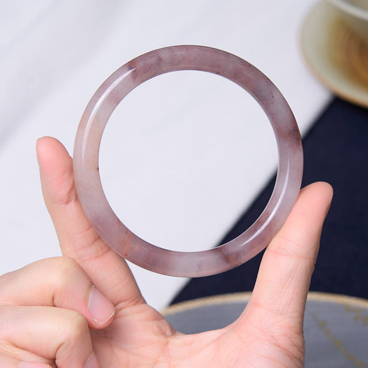 Buddha Stones Enhance Happiness and Joy Purple Bracelet Bangle Bundle - image 6