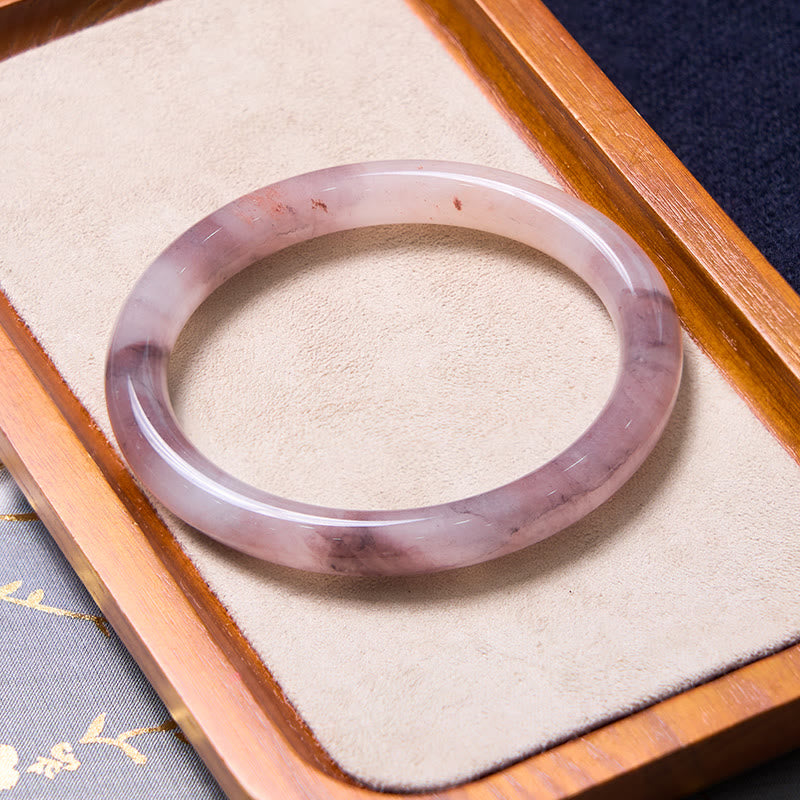 Buddha Stones Enhance Happiness and Joy Purple Bracelet Bangle Bundle - image 5