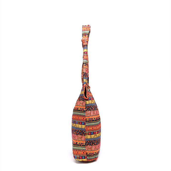 Buddha Stones Cotton Stripes Crossbody Bag Shoulder Bag - image 1