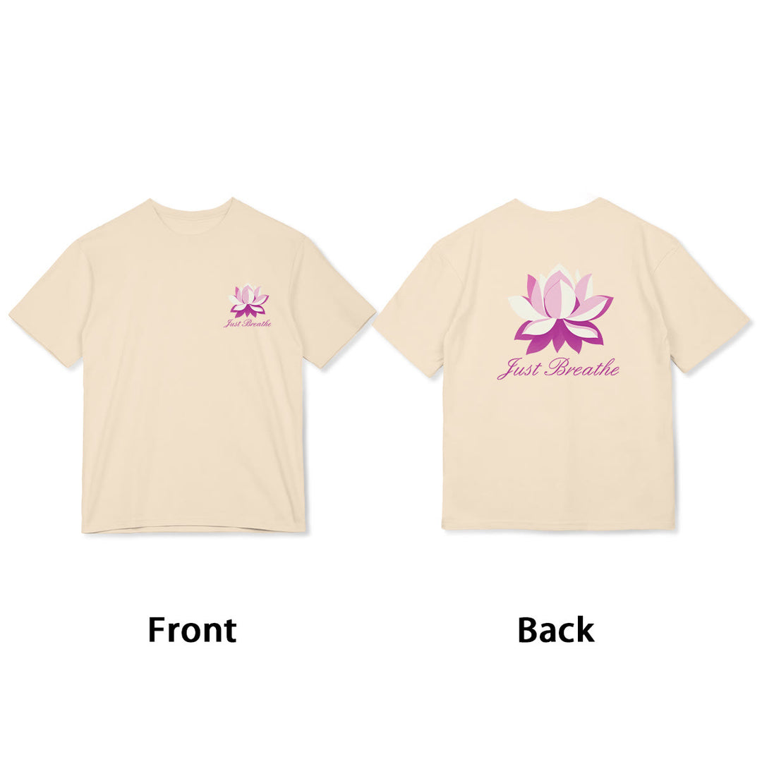 Buddha Stones Lotus Just Breathe Tee T-shirt - image 15