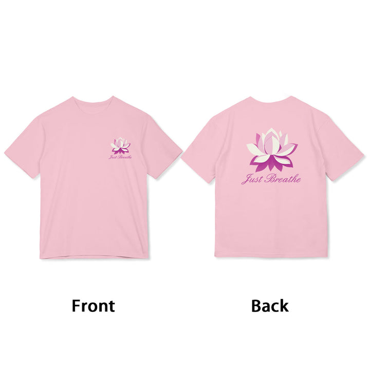 Buddha Stones Lotus Just Breathe Tee T-shirt - image 5