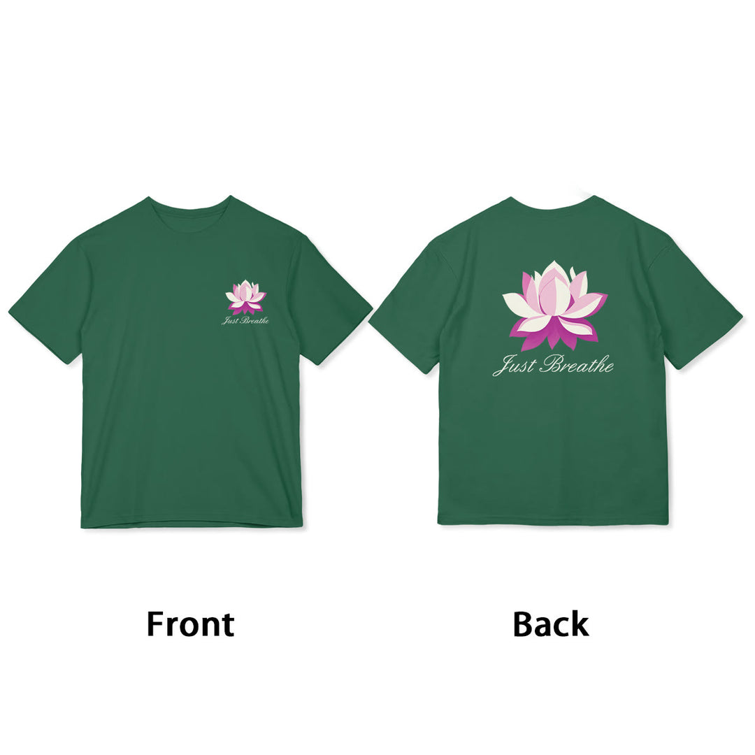 Buddha Stones Lotus Just Breathe Tee T-shirt - image 7