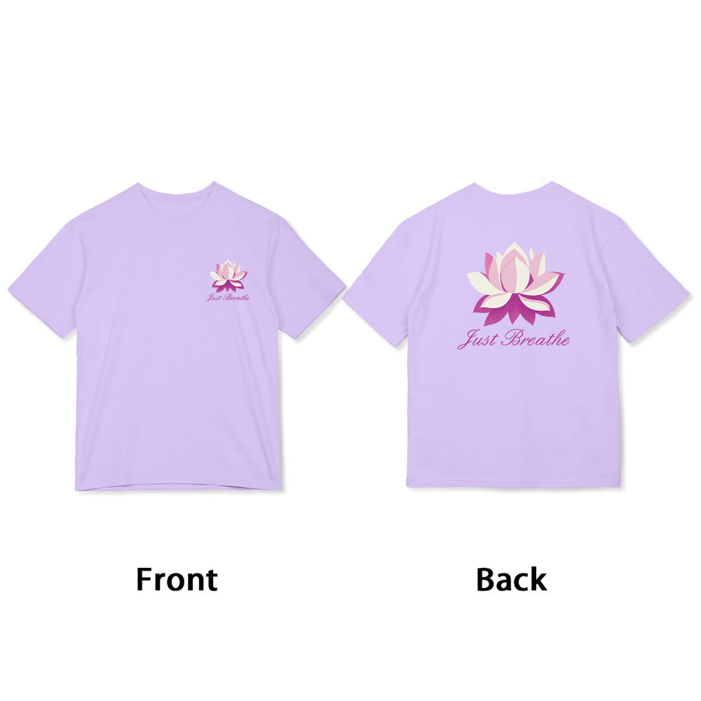 Buddha Stones Lotus Just Breathe Tee T-shirt - image 1