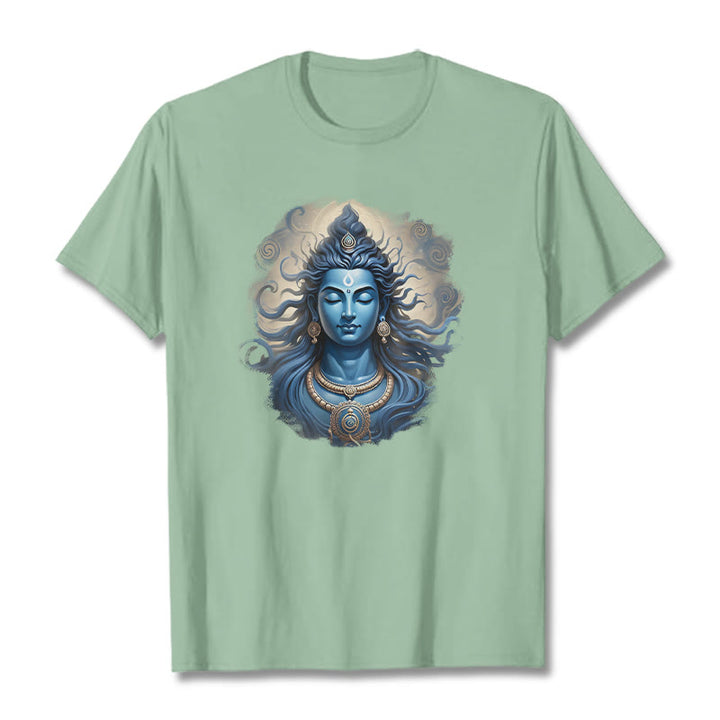 Buddha Stones OM NAMAH SHIVAYA Buddha Tee T-shirt - PaleGreen - 2XL - image 15