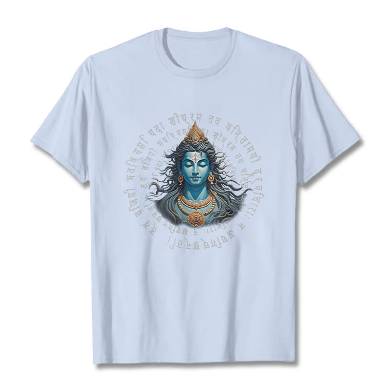 Buddha Stones Sanskrit You Have Won When You Learn Tee T-shirt - LightCyan - 2XL - image 17