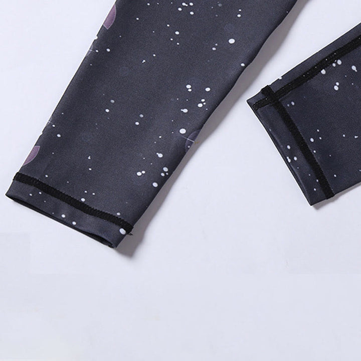 Buddha Stones Cherry Blossoms Sakura Lines Print Sports Yoga Cropped Leggings Women's Yoga Capri Pants - image 8