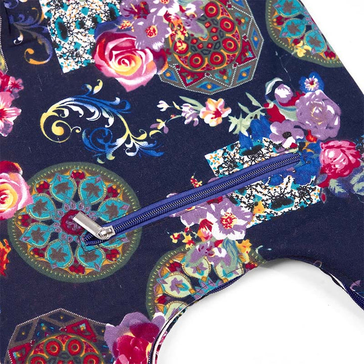 Buddha Stones Cotton Flower Pattern Crossbody Bag Shoulder Bag - image 7