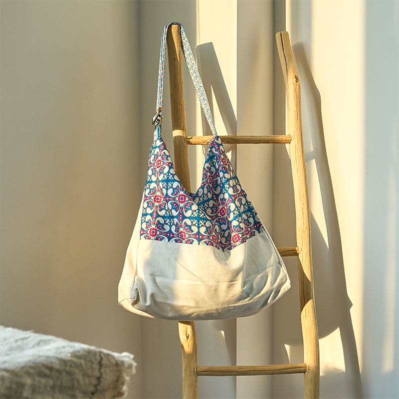 Buddha Stones Cotton Crossbody Bag Shoulder Bag - image 1