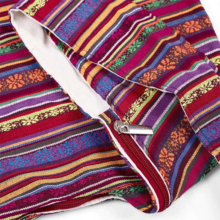 Buddha Stones Cotton Stripes Pattern Crossbody Bag Shoulder Bag - image 6