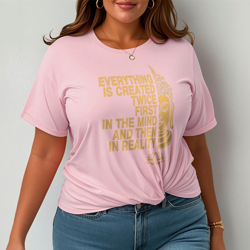 Buddha Stones Everything Is Created Twice Tee T-shirt - image 12