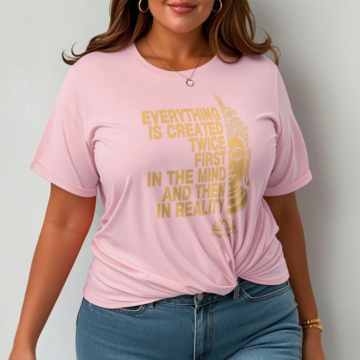 Buddha Stones Everything Is Created Twice Tee T-shirt - image 12