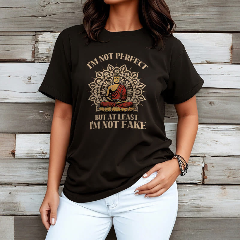 Buddha Stones I'm Not Perfect Tee T-shirt - image 5