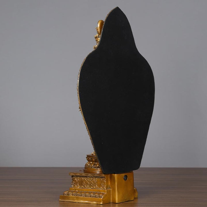 Buddha Stones Handmade Thousand-armed Avalokitesvara Kwan Yin Wealth Brass Copper Statue Decoration - image 4