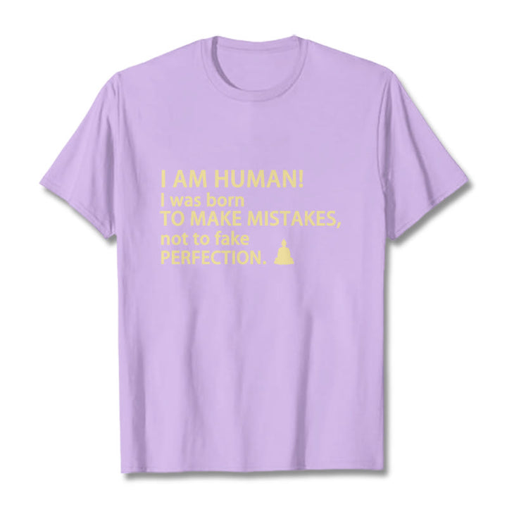 Buddha Stones I Am Human Tee T-shirt - Plum - 2XL - image 17