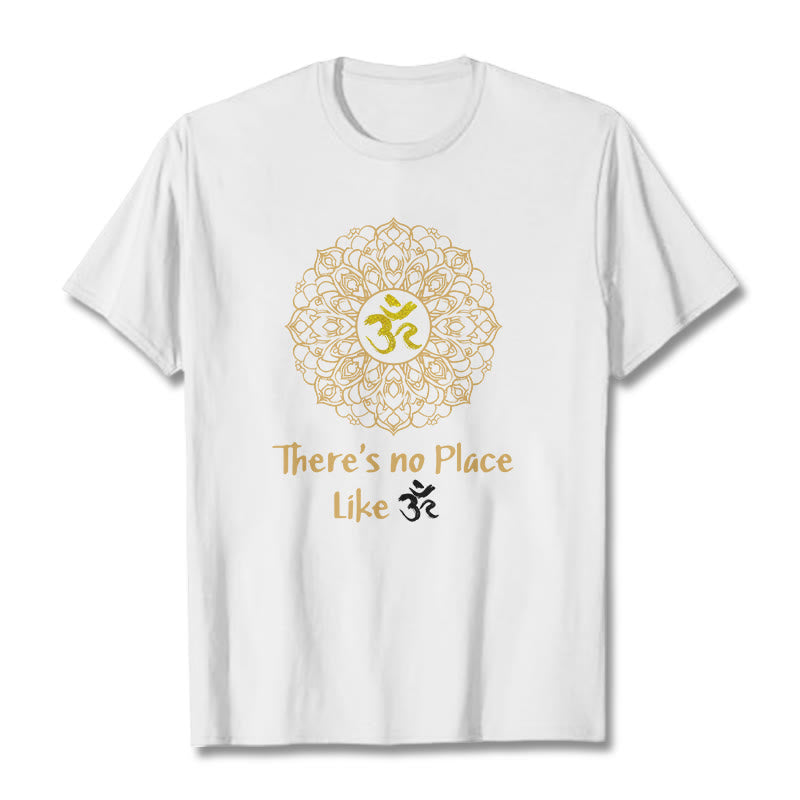 Buddha Stones There Is No Place Like Lotus Tee T-shirt - White - 2XL - image 6
