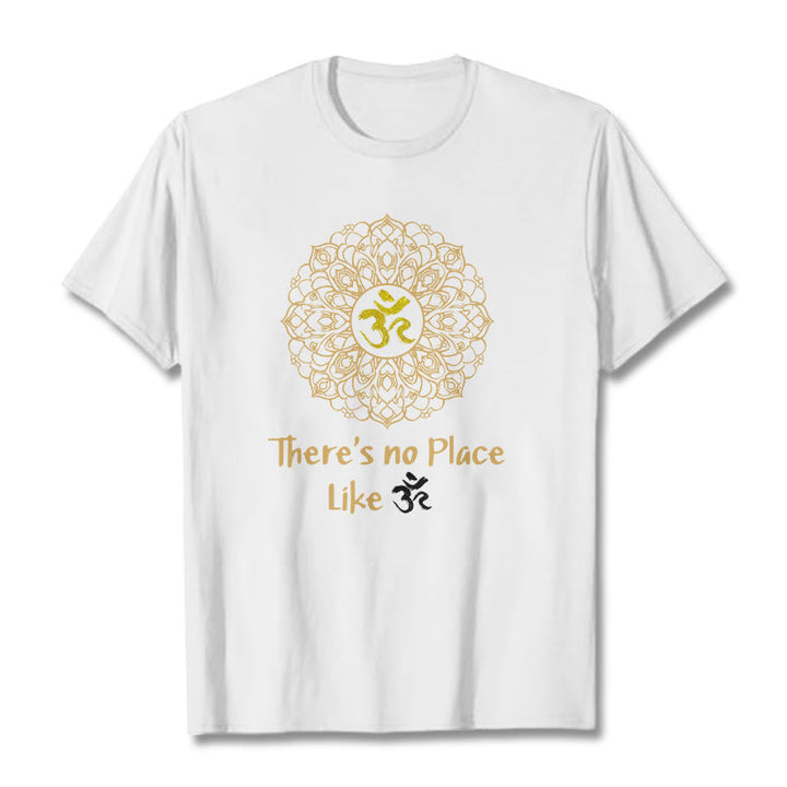 Buddha Stones There Is No Place Like Lotus Tee T-shirt - White - 2XL - image 6
