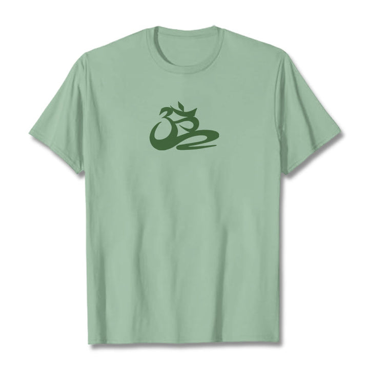 Buddha Stones OM Tee T-shirt - Pale Green - 2XL - image 15