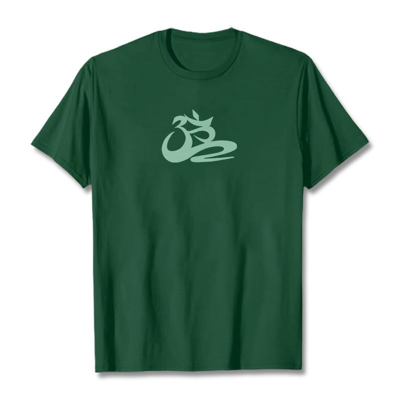 Buddha Stones OM Tee T-shirt - Forest Green - 2XL - image 3