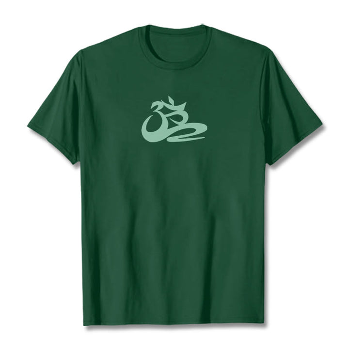 Buddha Stones OM Tee T-shirt - Forest Green - 2XL - image 3